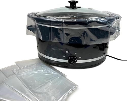 Regency Wraps Revestimientos antiadherentes de ahorro de olla de cocción lenta para una fácil limpieza, almacenamiento y recalentamiento de