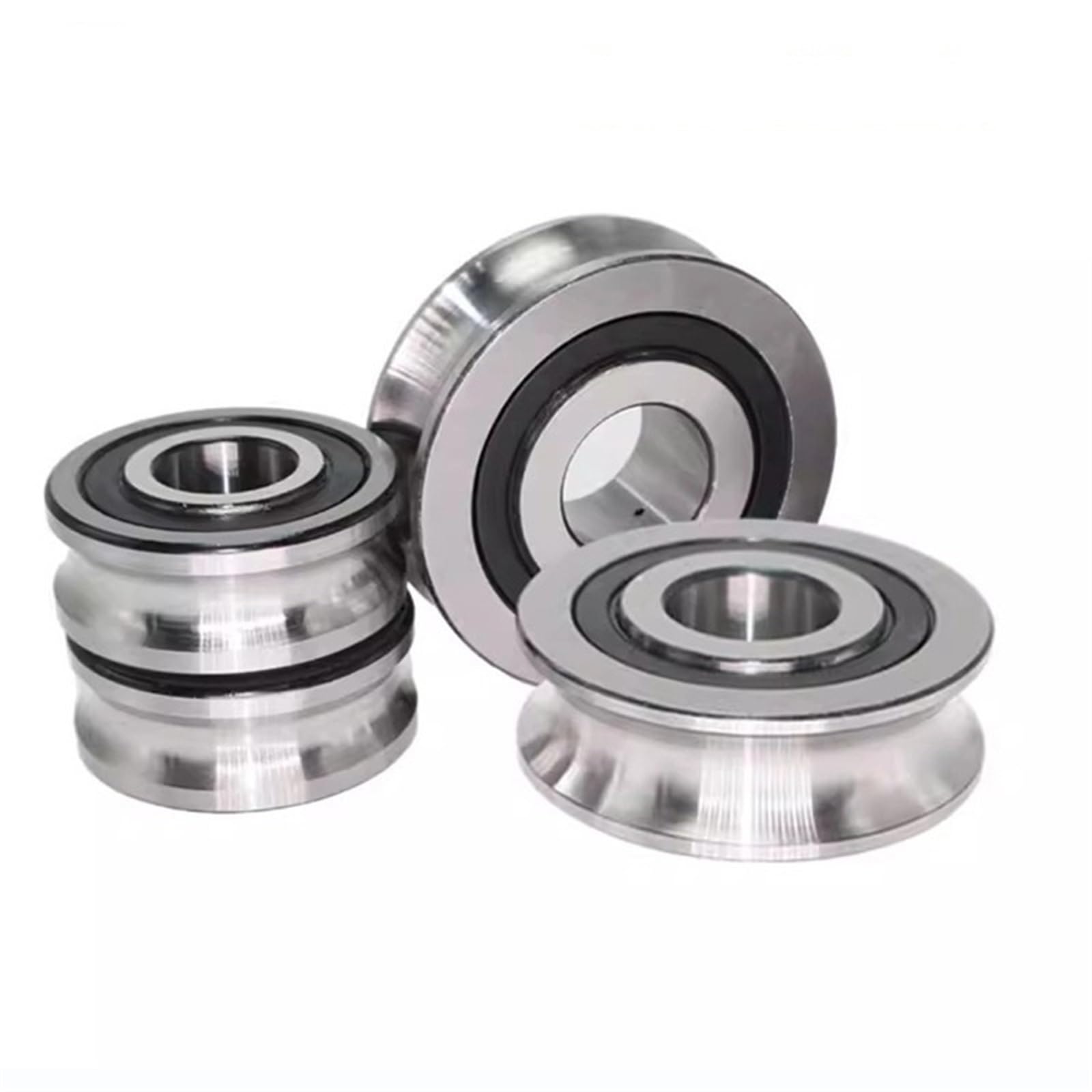 10 sztuk kół pasowych z rowkiem U 6202, 15 x 35 11 mm, z łożyskami rowkowymi (U6202-3-1)