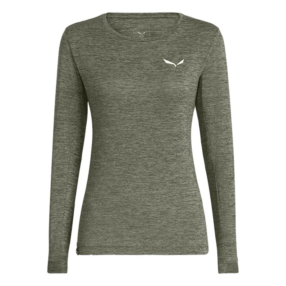 Salewa Puez Melange Dry Tee W, Faded Green Melange, S