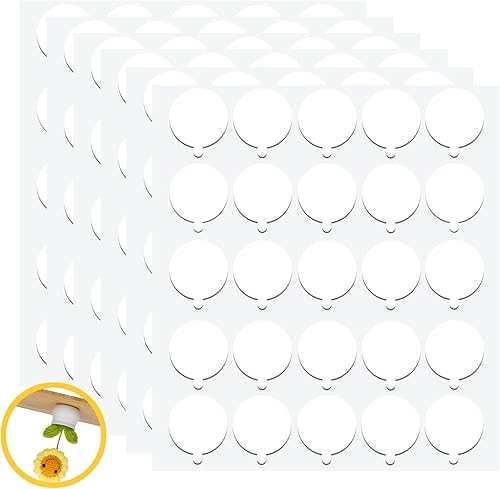 150 puntos adhesivos de doble cara Fácil de pelar, transparente, de doble cara, masilla de montaje con puntos de pegamento fuertes para globos,