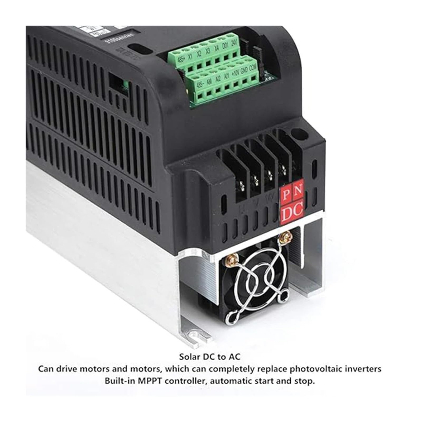 VFD Inverter Solare fotovoltaico, convertitore trifase CC-CA 220 V/380 V 0,75 kW/1,5 kW/2,2 kW/4 kW con Controllo MPPT, Pompa Solare VFD(7.5kw10HP,DC400V-700VAC380V)