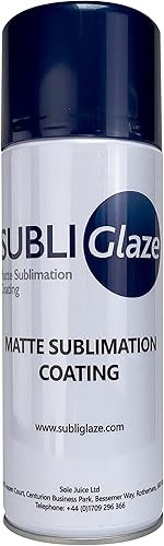 Matte Coating Subli Glaze es la única solución de recubrimiento por sublimación de bricolaje diseñada para permitir la decoración por sublimación en