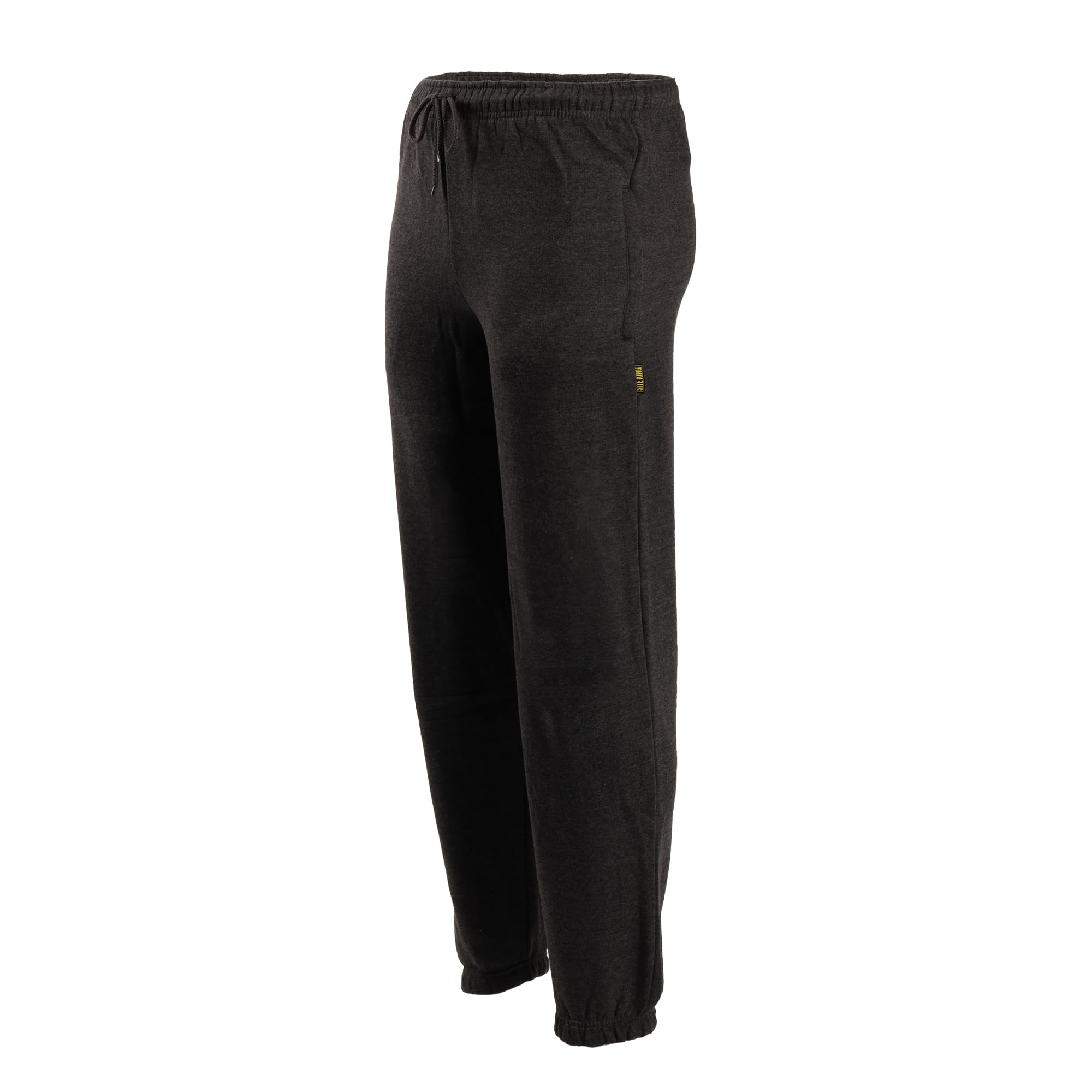 SITE KING Mens Fleece Tracksuit Jogging Bottoms Size 30 to 60 Work Sports Casual (XL - 42/44 Waist, Charcoal)