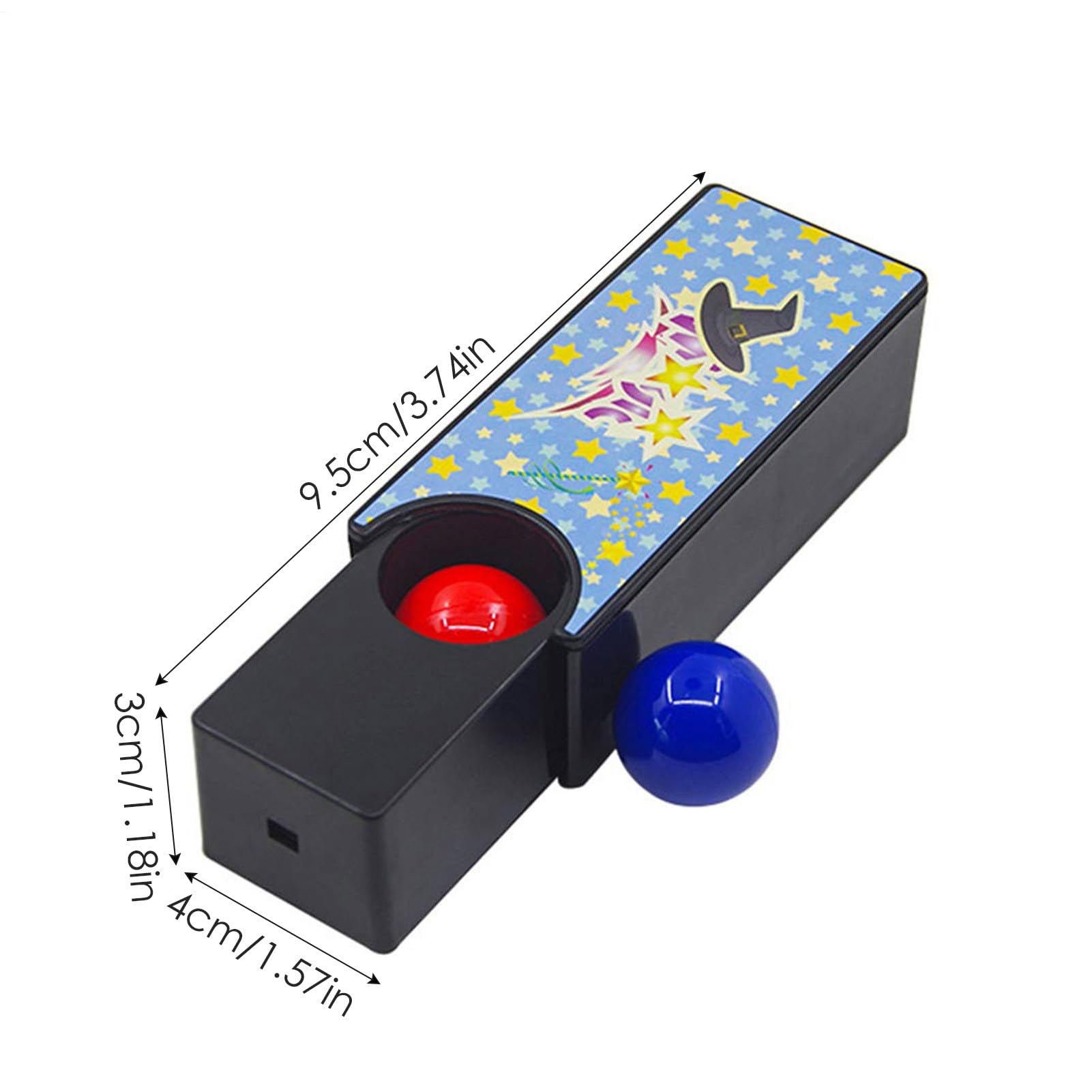 Kids Magic Box - Caja Mágica para Niños Cambiables | Props De Mago Cambiables | Box De Truco Interactivo | Truco De Magia Interactiva Se Vuelve Roja A La Pelota De Primer Plano Mentalismo Y