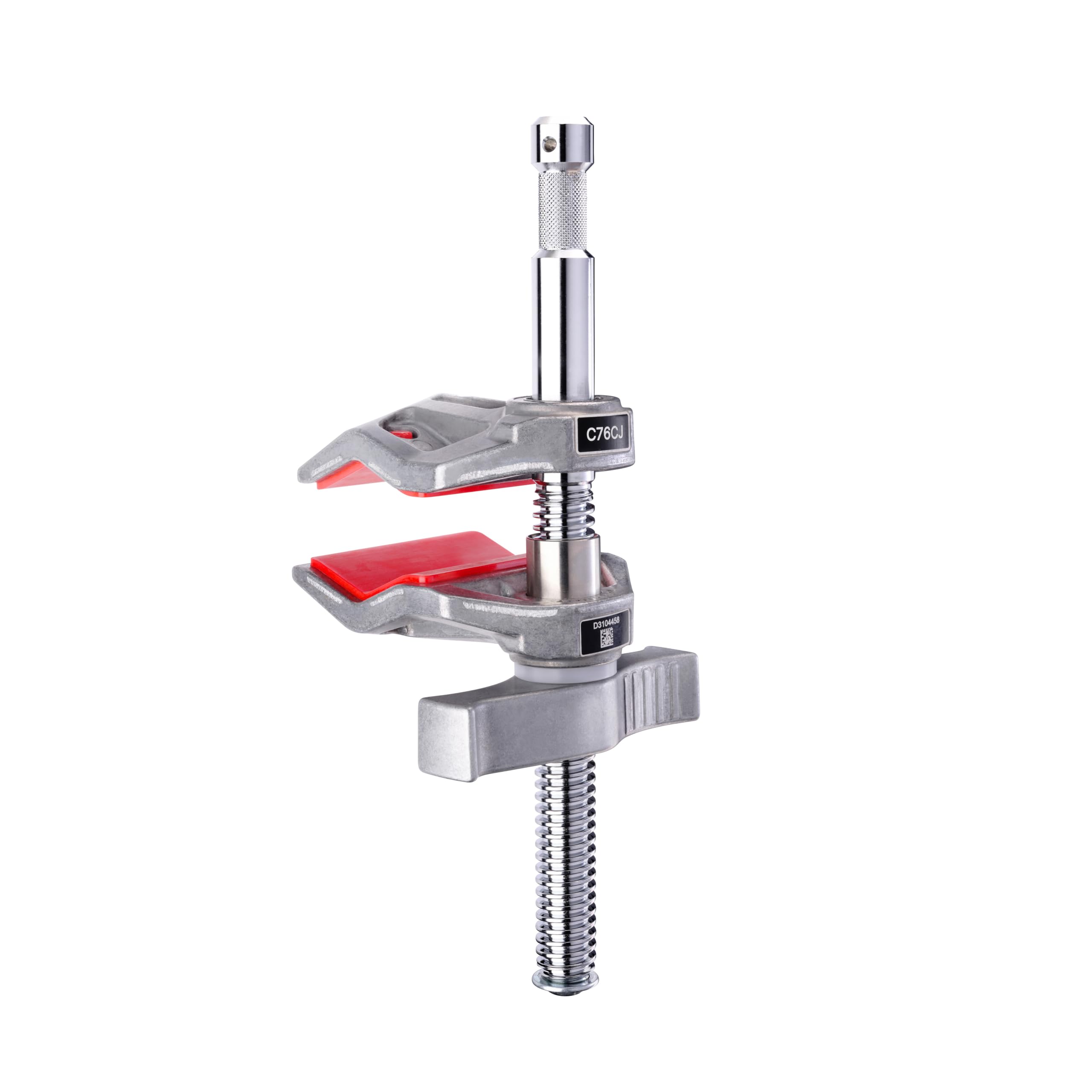 Manfrotto Śrubowy zacisk środkowy 3" ze szczękami – bardzo wytrzymały zacisk śrubowy ze szczękami – pojemność otwarcia 3"/7,5 cm – 80 kg maksymalne obciążenie użytkowe – 16 mm / 5/8" Baby Pin — C76CJ