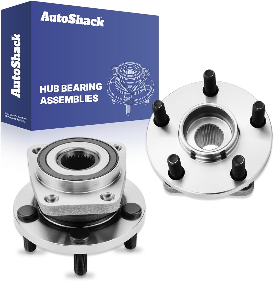 AutoShack Front Wheel Hub Bearing Assemblies Left & Right with ABS Replacement for 2005-2014 Subaru Outback 2005-2014 Subaru Legacy 2-PC Set
