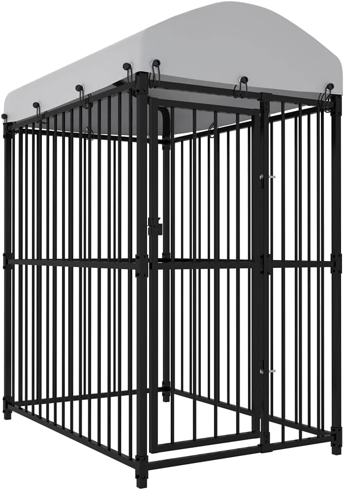 (Fast Shipments) Dog Kennel Metal Dog Cage Outdoor Dog