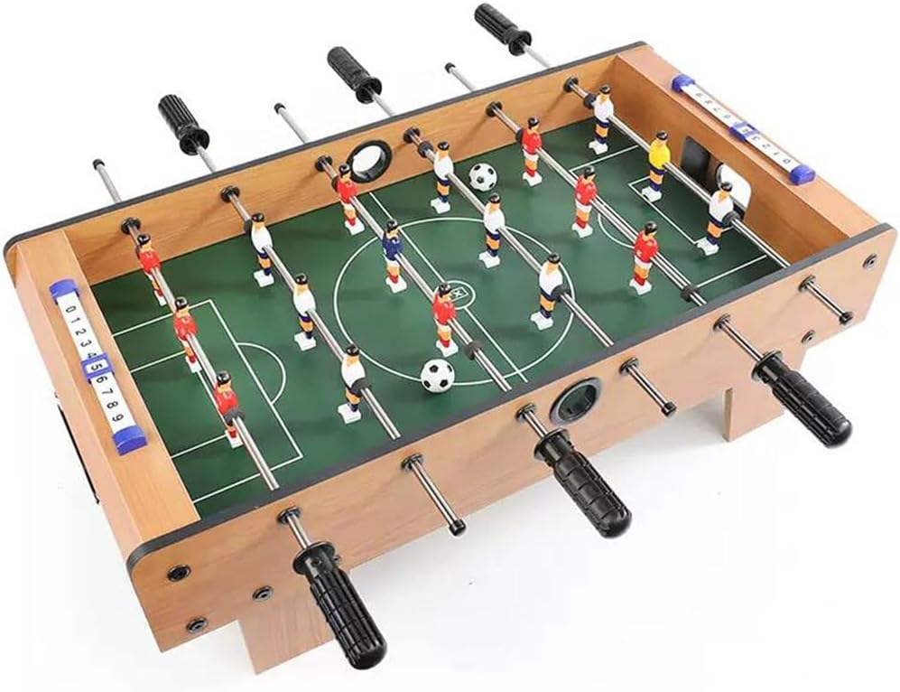 ミニテーブルフットボールゲーム、ファミリーゲームナイト用フットボールテーブルフットボールゲーム、2人用パーティー卓上サッカーおもちゃ