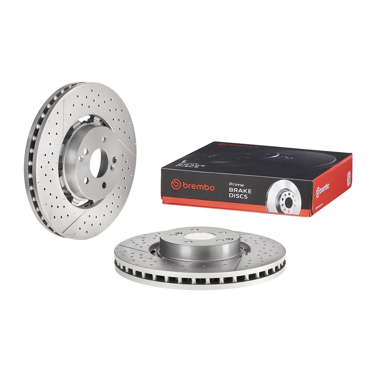 Amazon.com: Brembo 09.A945.33 Dual Cast vented drilled/grooved
