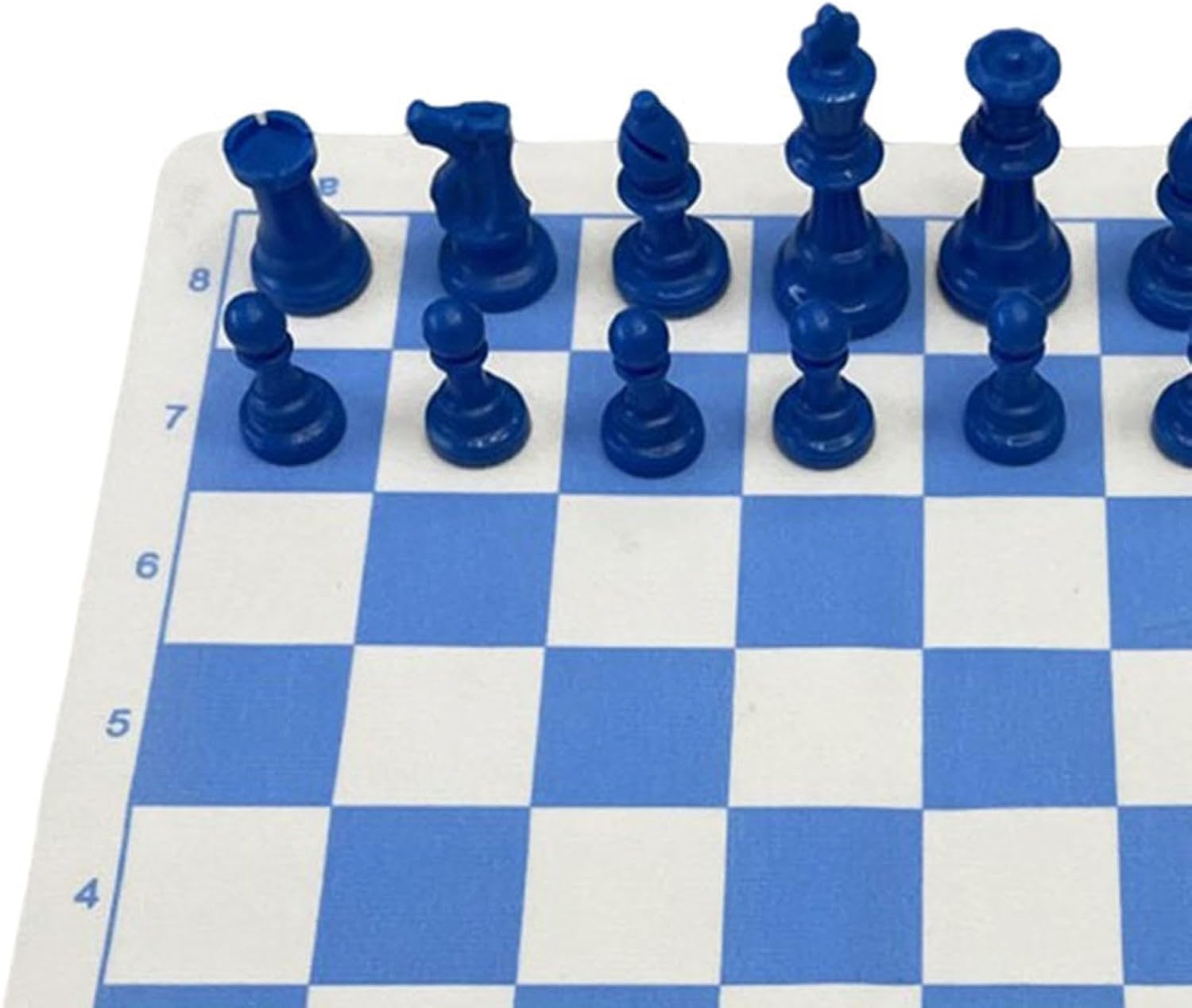 Foldable Chess Game,International Board Game,Convenient Lightweight Travel Chess Board Tournament Chess Set for, Zipper Hand Bag