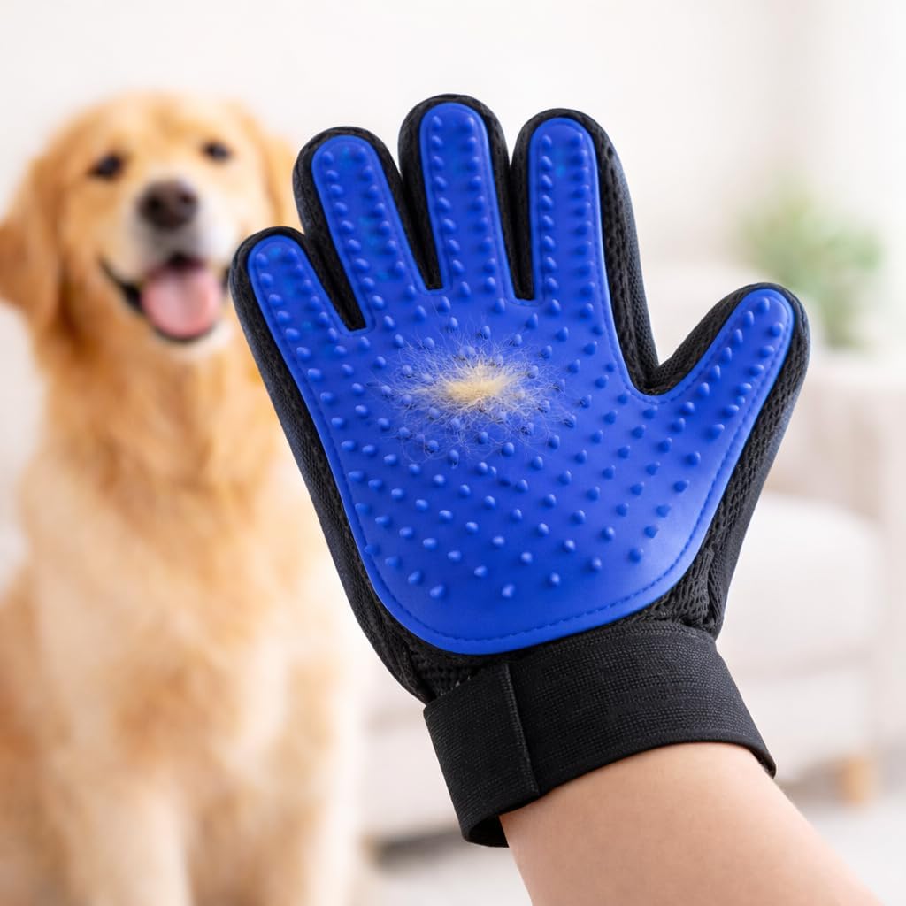 Pet Grooming Glove for Dogs &...