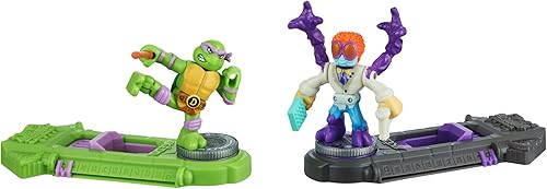 Miniatura 3 de Legends of Akedo Teenage Mutant Ninja Turtles. Mini guerreros de batalla contra paquete Donatello Vs Baxter Stockman M