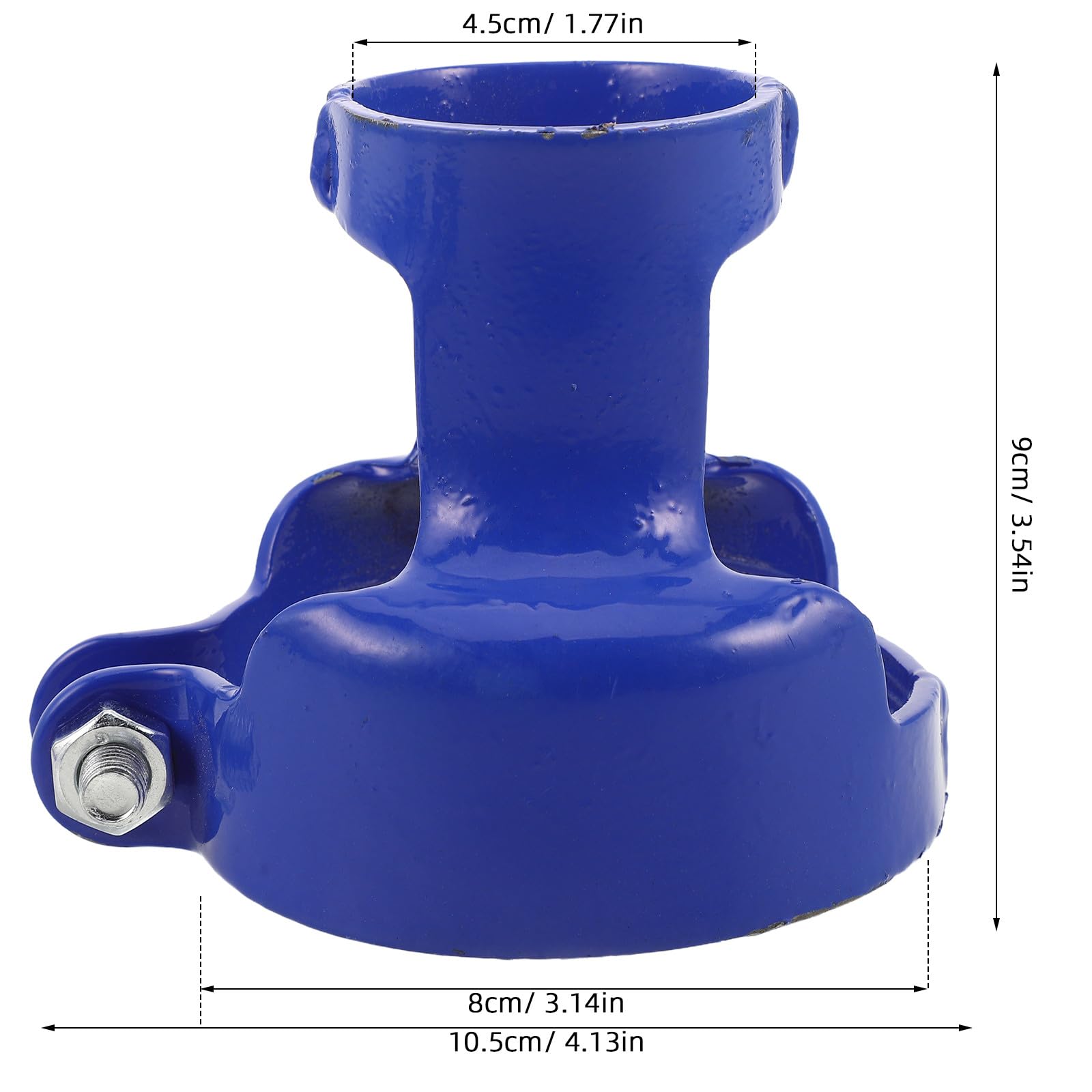 Bouchon de Sécurité Fixe pour Cylindre en Acier, 3 Pièces Bleu