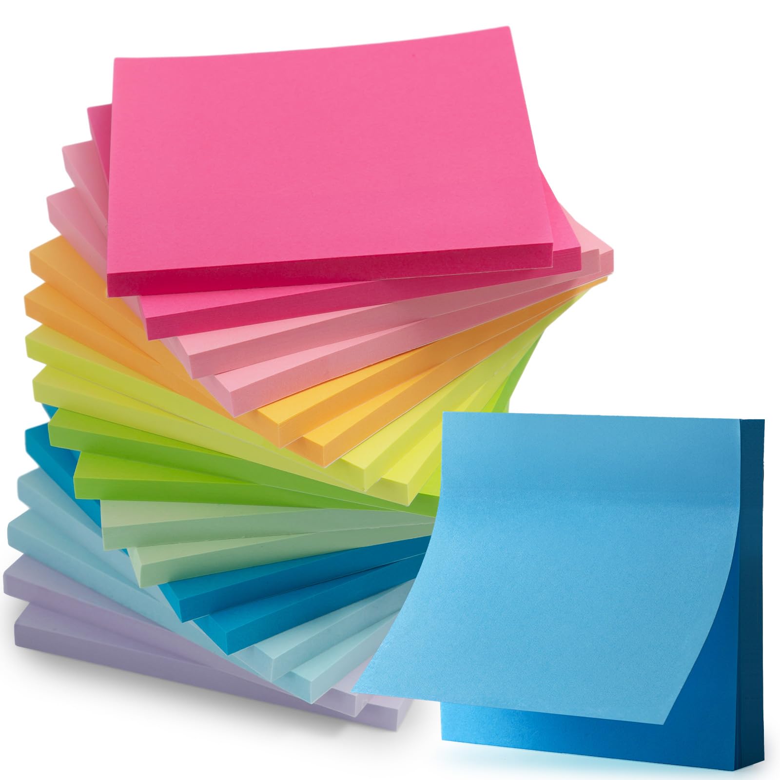 Blocs de notes repositionnables M&G pastel faciles à coller - 8