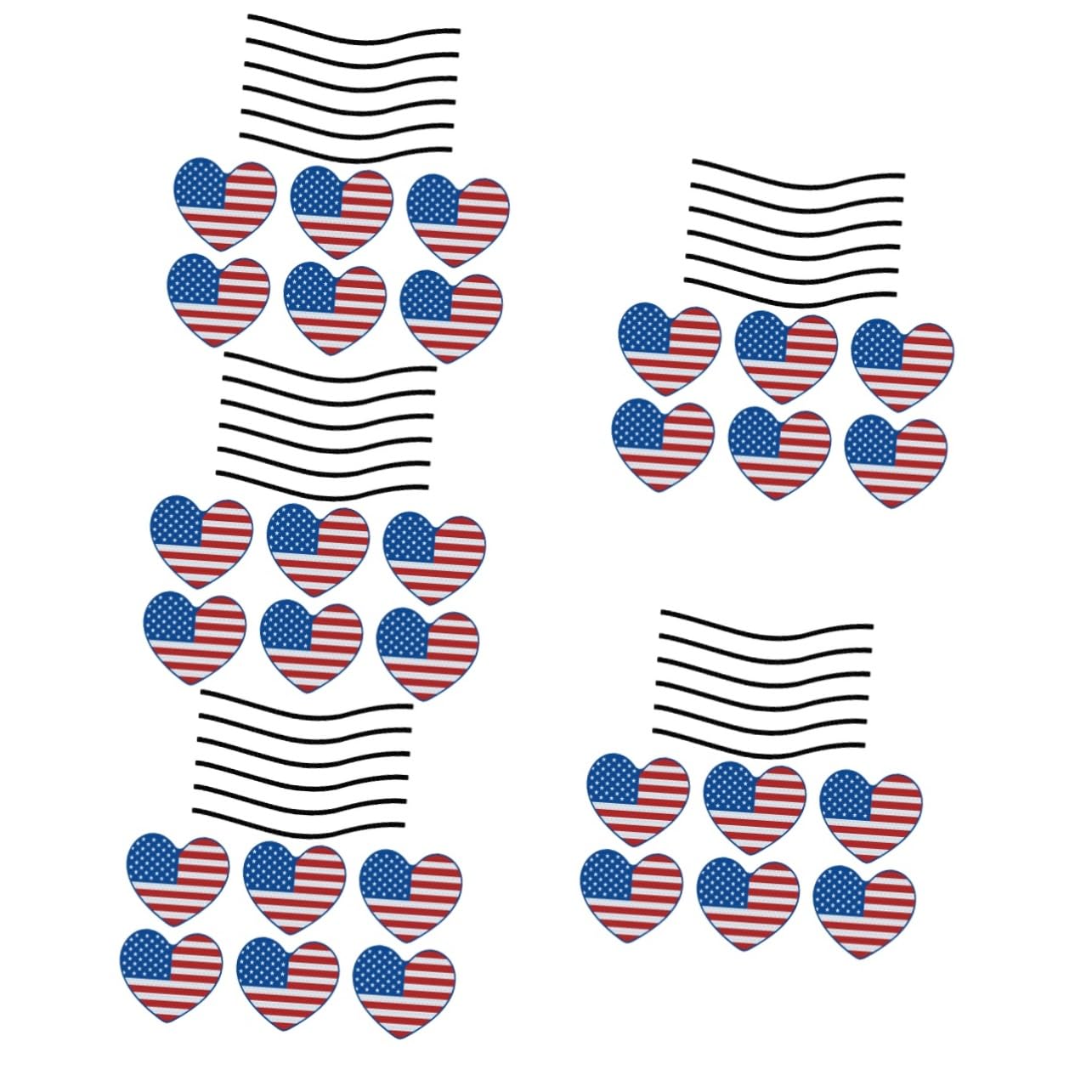 Stickers autocollants matériau réfléchissant Zerodeko avec guirlande lumineuse à piles