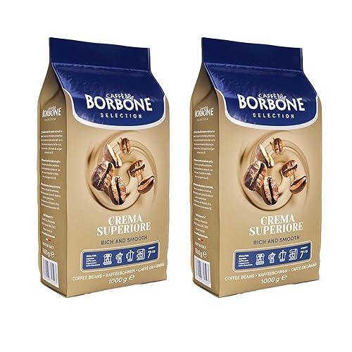 Miniatura 9 de Caffe Borbone - Café en grano entero, Espresso Intenso, tostado medio, con cuerpo y fuerte, granos de café Robusta de primera calidad, tostado y