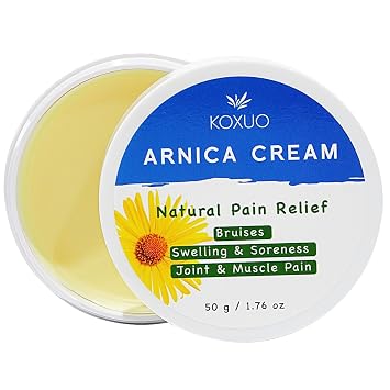 Arnica Cream Herbal Skin Care Moisturizing Cream for Daily Skin Comfort, Lightweight Botanical Cream for Arms, Legs & Body, Fast Absorbing, Non-Greasy 50g