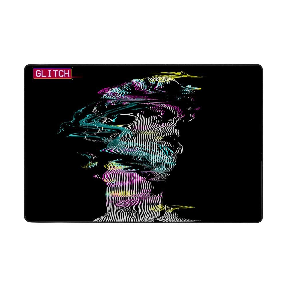 Tapis David de Michel-Ange ondulé en velours corail 183x122 cm pour salon chic