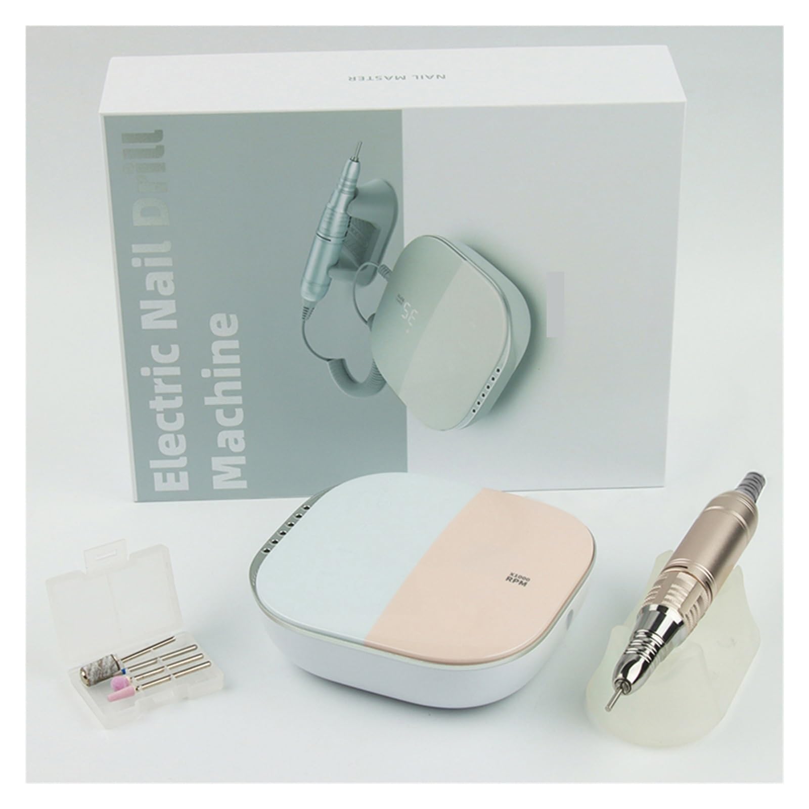 Machine de manucure tactile LCD avec vitesse réglable 35000 TR/Min pour ongles en gel