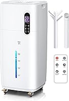 Vista 1 de 26L/5.7Gal Humidifier Large Room 3000 ft², Supersized Cool Mist, 38H Quiet Humidifiers for Bedroom, 2000mL/h Mist Output, Touch/Remote Control
