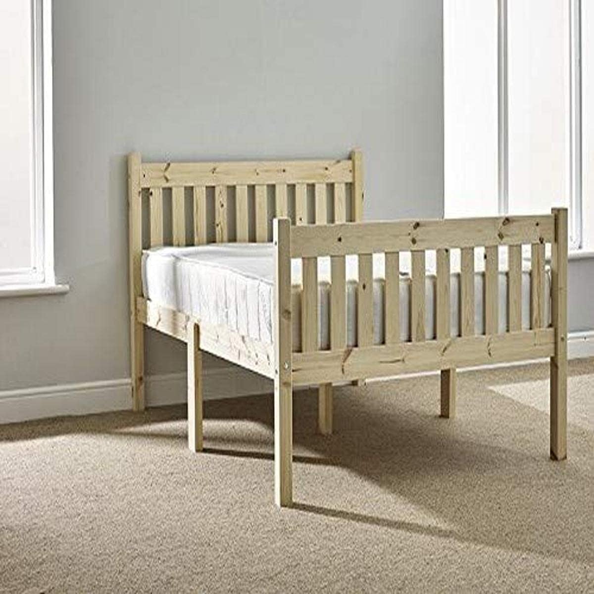 Strictly Beds and Bunks - Athens Pine Shaker Style Bed Frame, 4ft Double