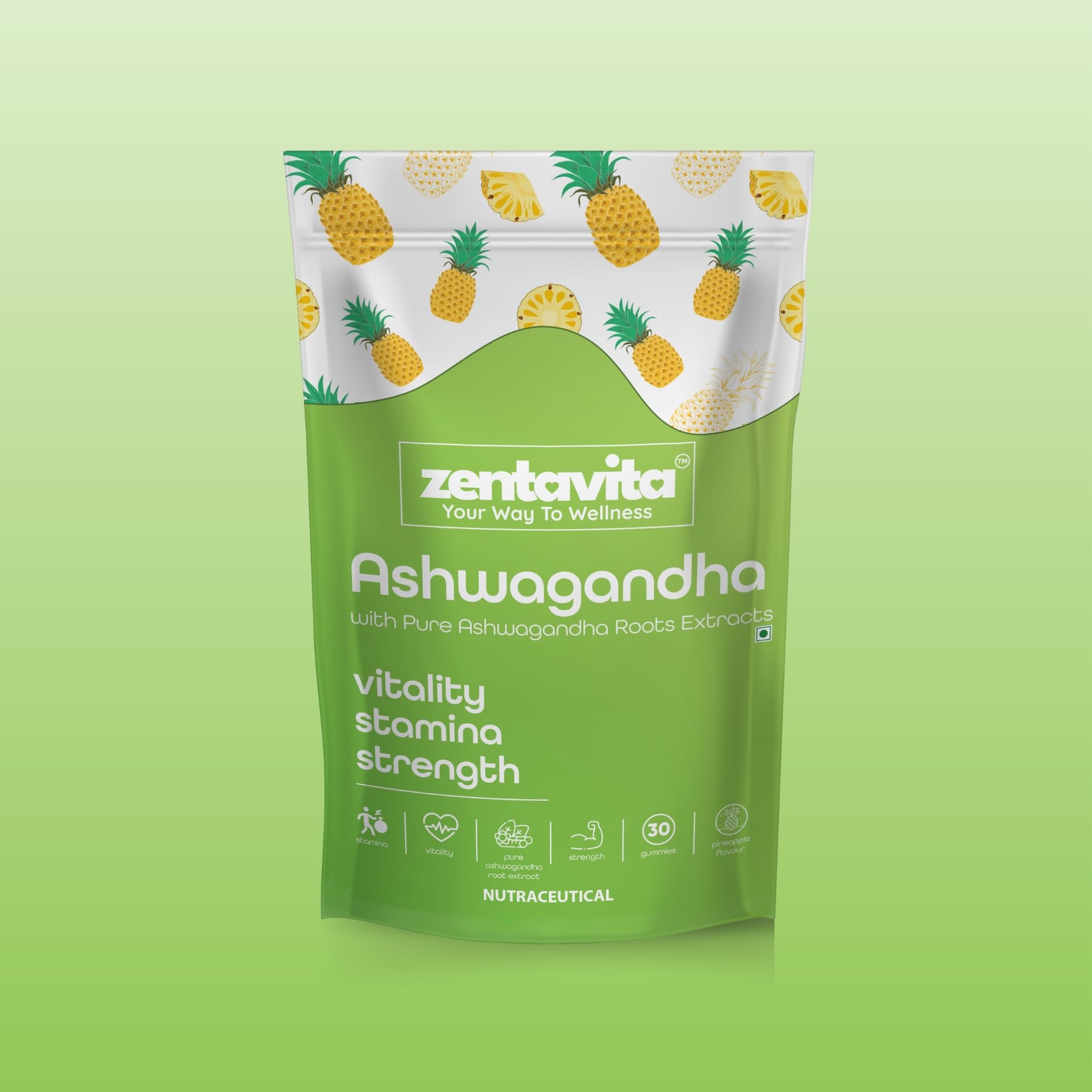 Zentavita Ashwagandha Gummies: with Pure Ashwagandha root extract | for Vitality, Stamina and Strength (30 Gummies) (B0D8BLWPWM) Amazon Price History, Amazon Price Tracker