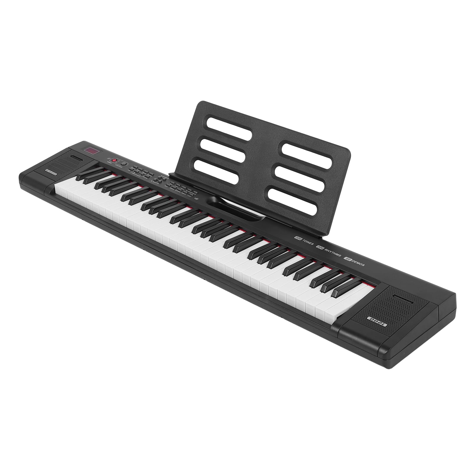 Doppi Tastiera Tastiera per Pianoforte Elettrico 61 Tasti Ricchi Sonore Sonore Sono State Sound per Principianti e Studenti Design Leggero (Spina europea)