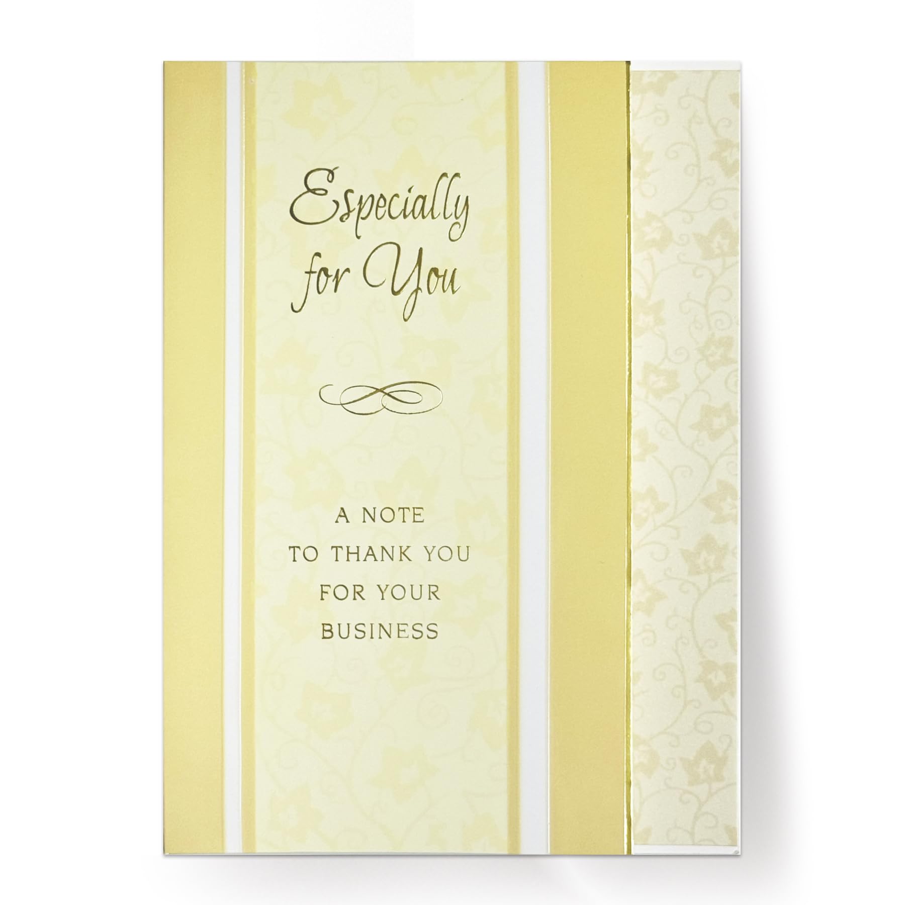 Designer Greetings Thank You for Your Business Greeting Cards – 6-Pack “Especially for You” Elegant Cards with Envelopes – Appreciation Notes for