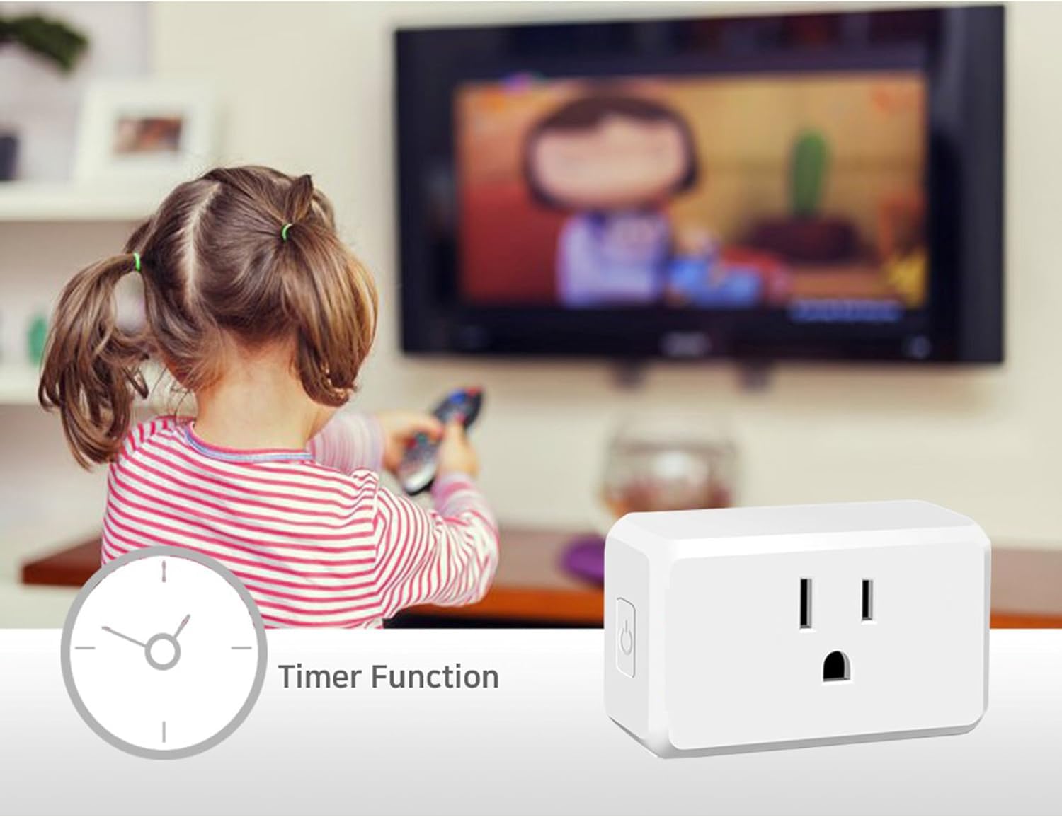 WiFi Mini Smart Plug No Hub Required Compatible with Alexa Reduce Electric Bill — view 3