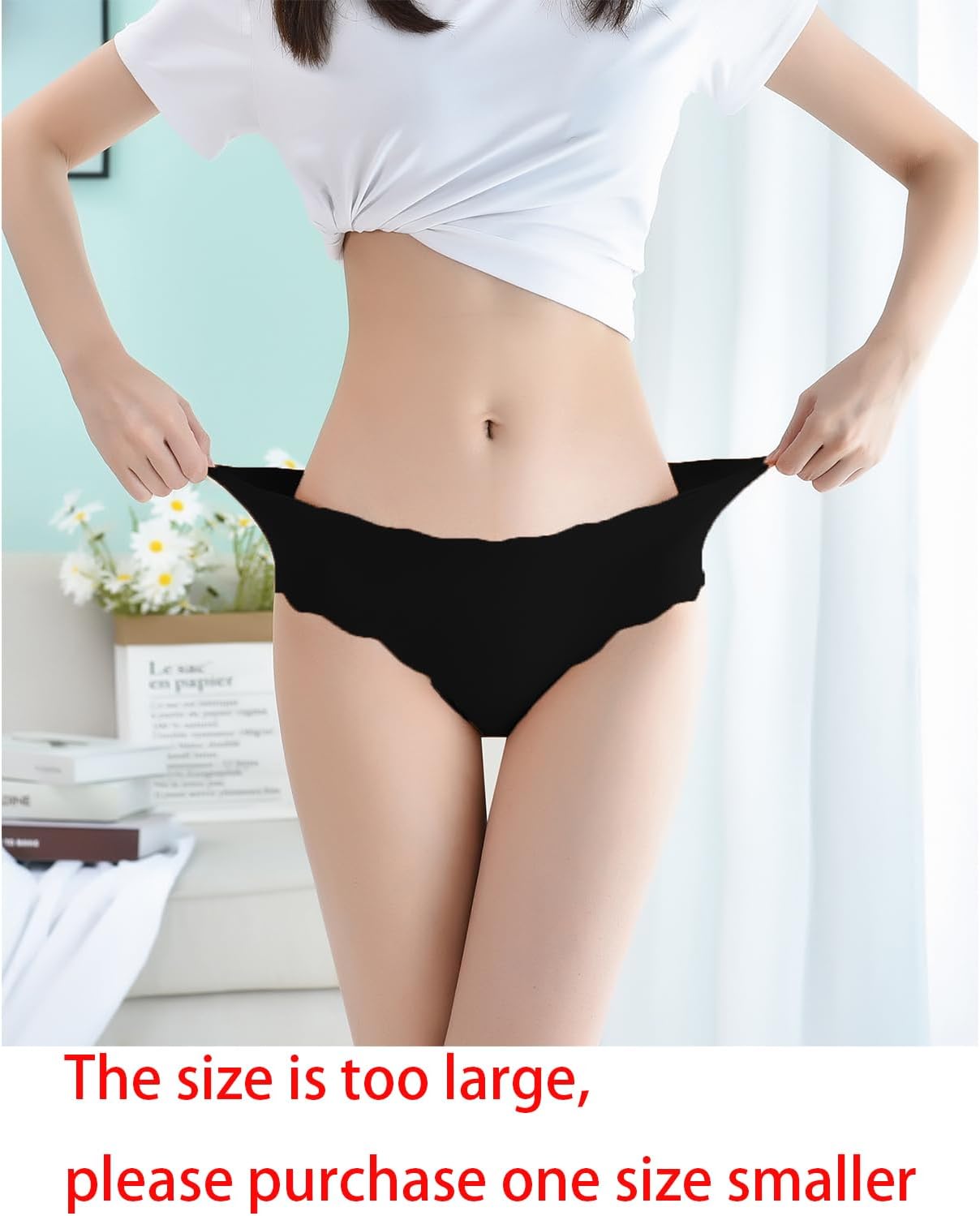 Demifill Teen Girls Seamless Underwear Tagless No Show Panties for Teens Pack of 8 Multipack - Image 2