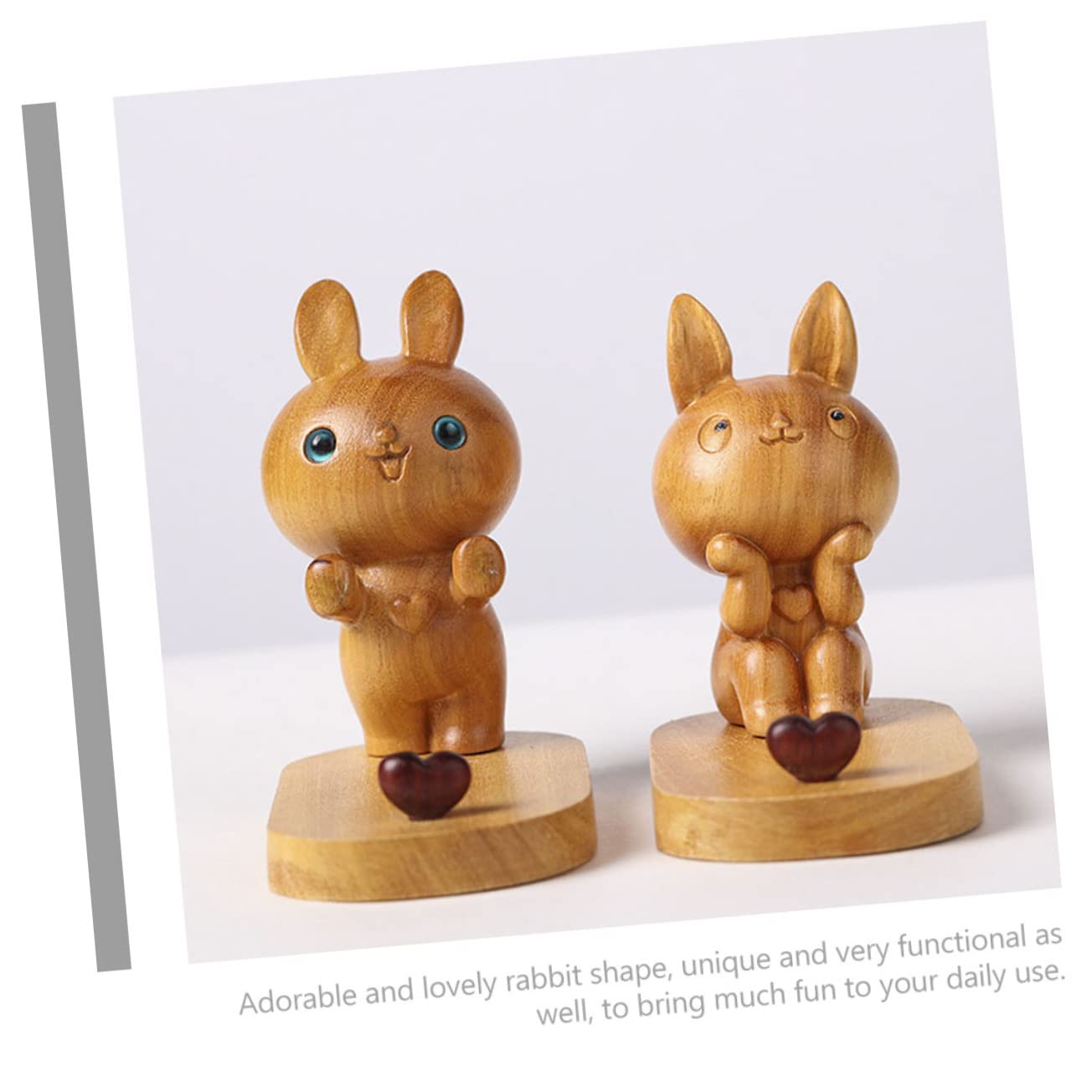 OSALADI 4pièces Support De Téléphone Forme De Lapin Mignon Décoration De Bureau Et Accessoire Pratique pour Smartphone pour Adultes