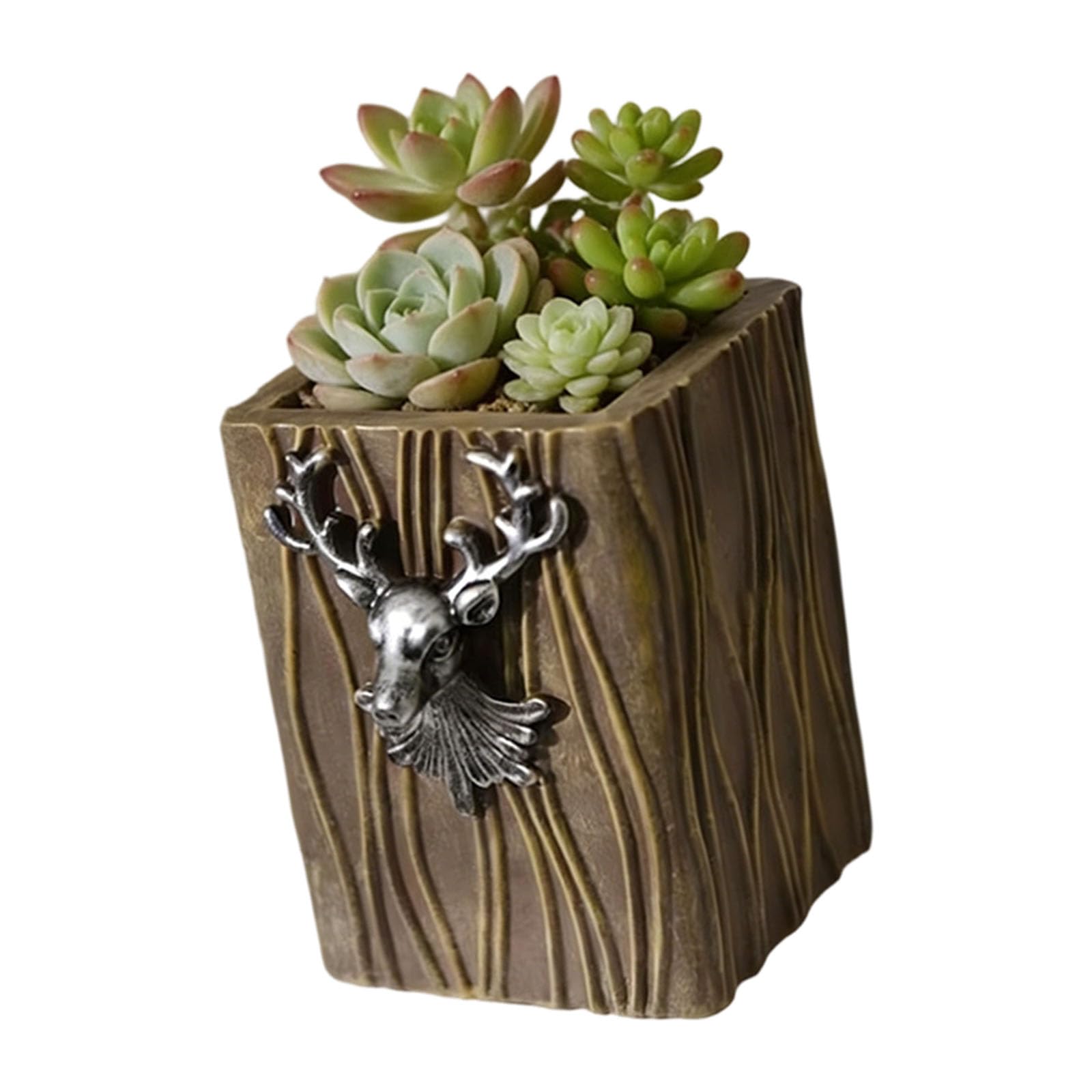 HZGFNBZ Creative Succulents Planter Lovely Deer Pattern Gardens Supply for Indoor Outdoor Plant Small Desktop