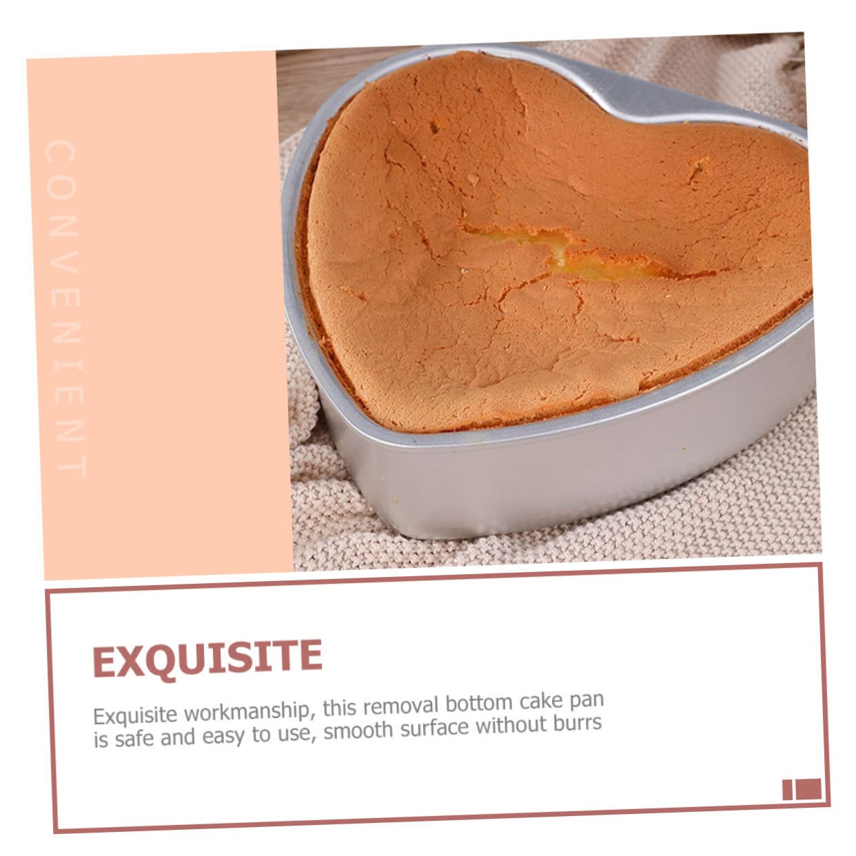 PRETYZOOM 8pièces Moules à Gâteau Métal Forme De Cœur De Moules Antiadhésifs Pour Pâtisserie Outils De Cuisson Idéaux Pour Gâteaux Et Desserts
