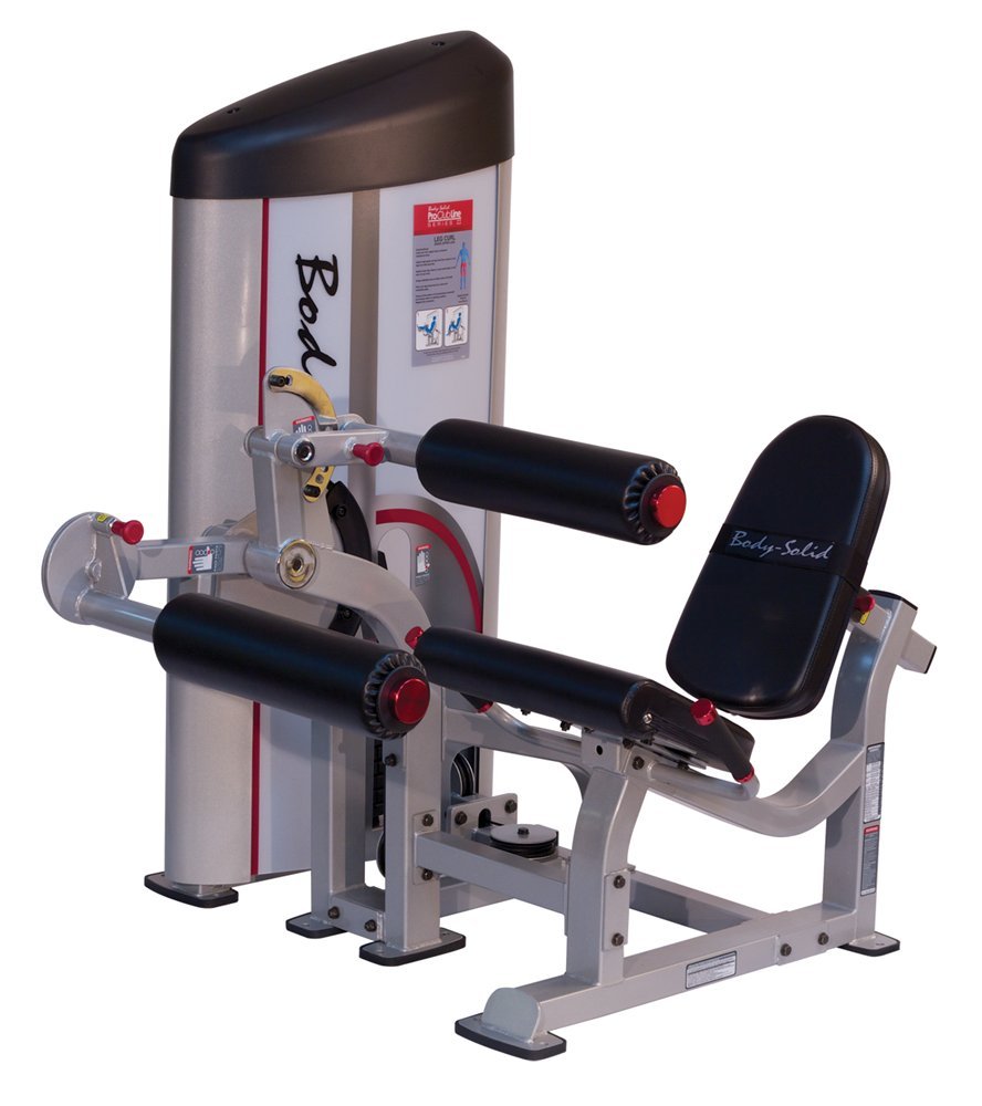 Body Solid (S2SLC/2) Pro Clubline Series II Seated Leg Curl Machine, Plate Loaded Lower Body Workouts Targets Quads & Hamstring Ideal for Home &