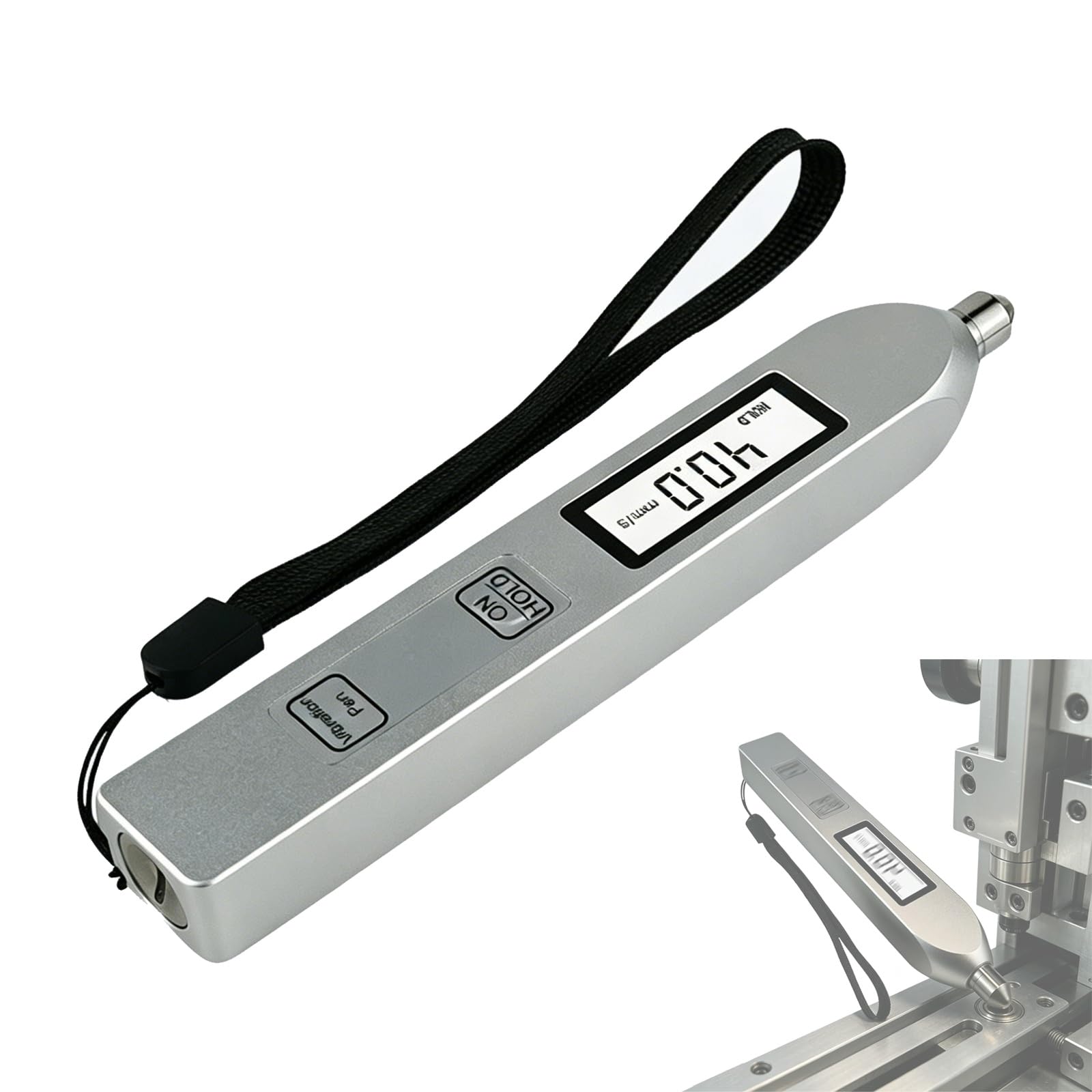 Digitales Vibrations-Analysegerät, Stift-Typ-Vibrationstester mit hochempfindlicher Sonde, klare Anzeige, Beschleunigungsweg-Tester, Frequenzbereich 10 Hz - 1 kHz, für Fabrik