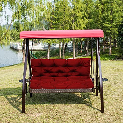 Coussin de banc de jardin 100x100 cm pour des repas conviviaux en terrasse