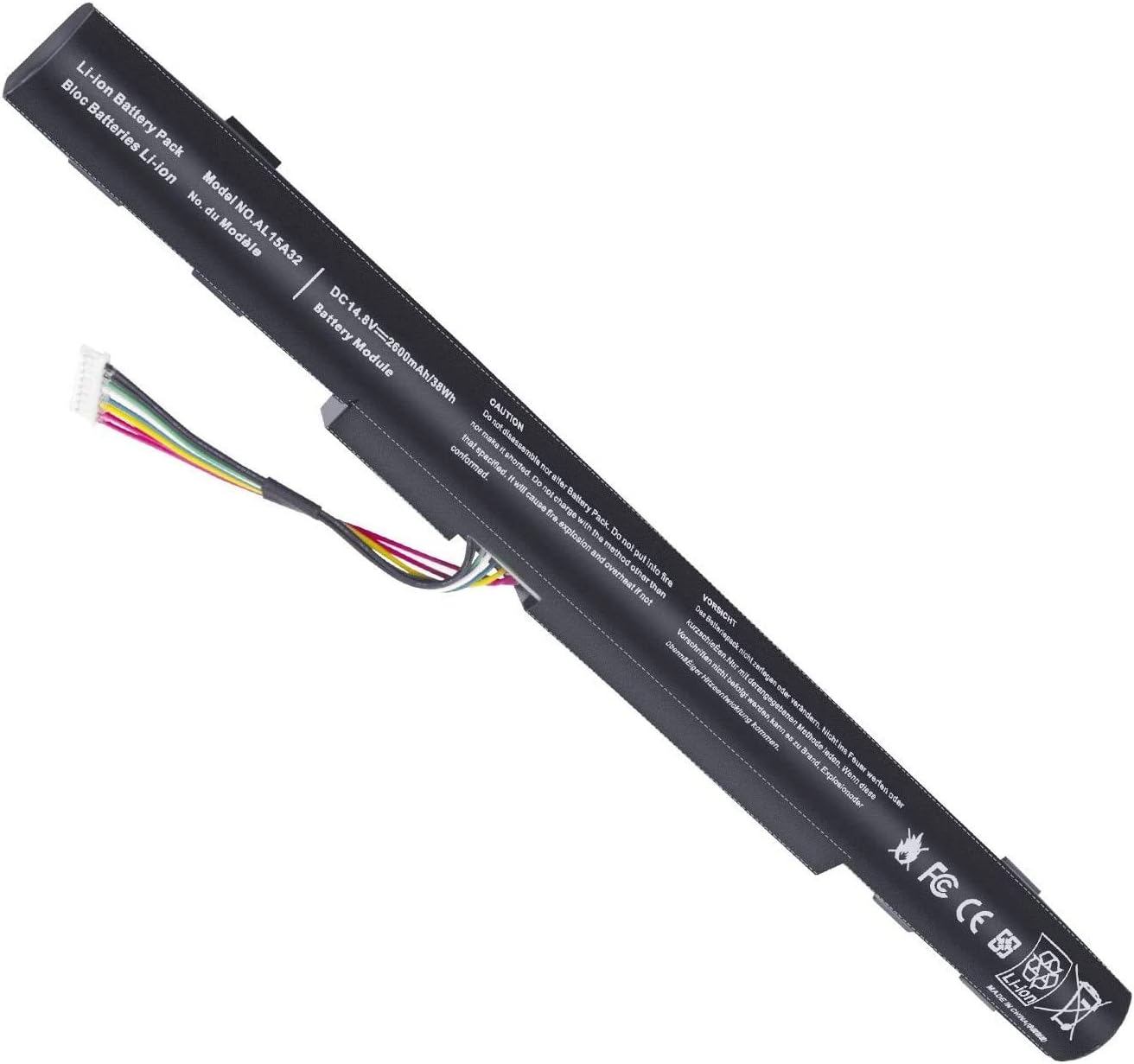 Repuesto AL15A32 14.8V Laptop Batterij 7XINbox 14.8V 37Wh AL15A32 4ICR17/65 Ersatz Akku Batterie Für ACER Aspire E5-473A E5-473G E5 Originele Batterij Vervanging Cargador Acer