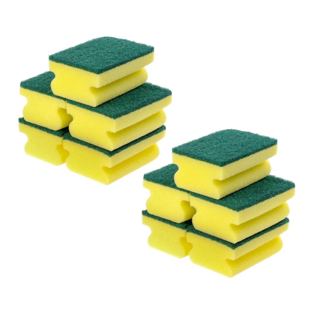 Cabilock Dish Cleaning Sponge Pad Set Scrub Sponge Bulk for Kitchen Dish Scrubber