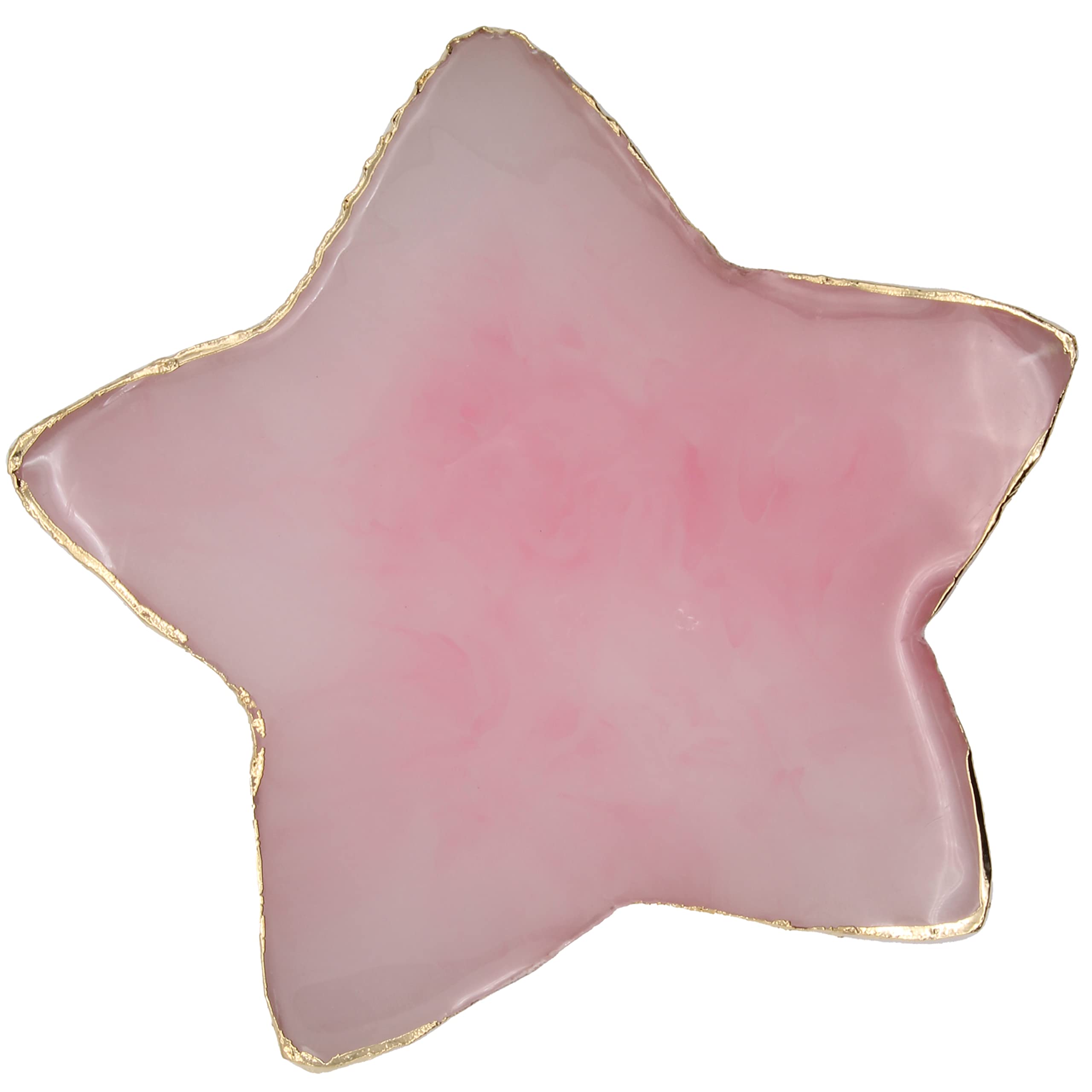 Nail Art Palette Resin Nail Art for Nail Polish Gel Polygel Varnish Colour Mix Manicure Cosmetic Tool - Pink Star