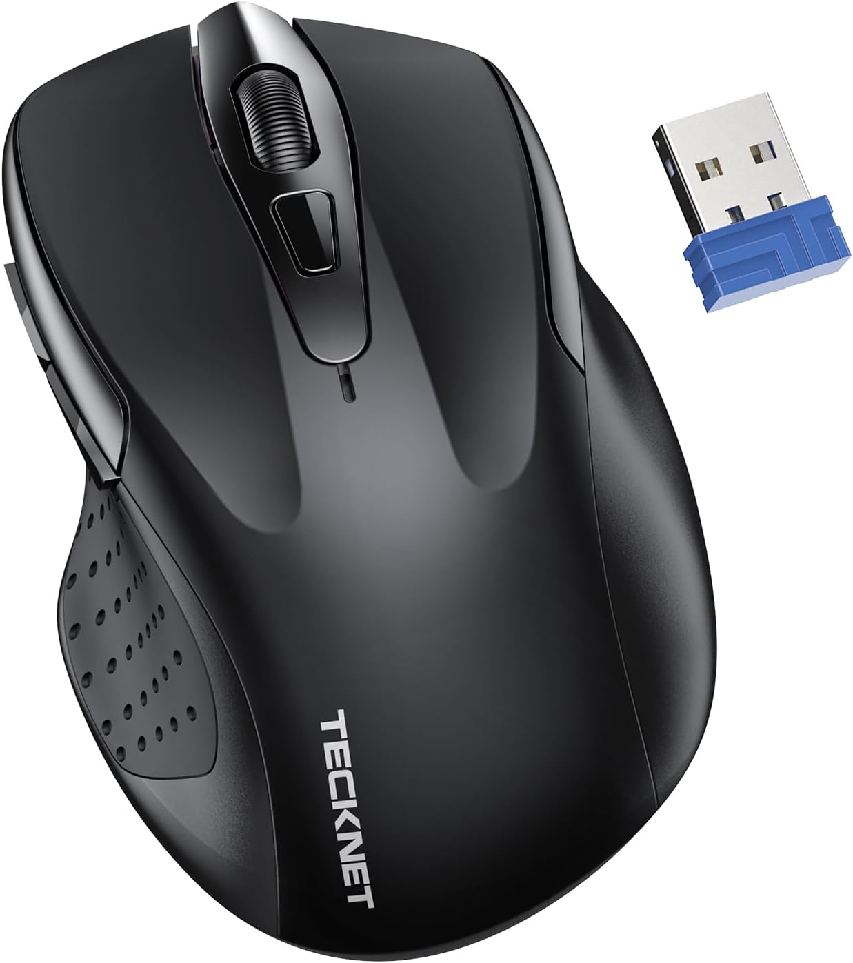 Wireless Mouse for Laptop, Silent Mouse Quiet Click, Computer Mice Wireless, 6 Adjustable 4000 DPI Computer Mice
