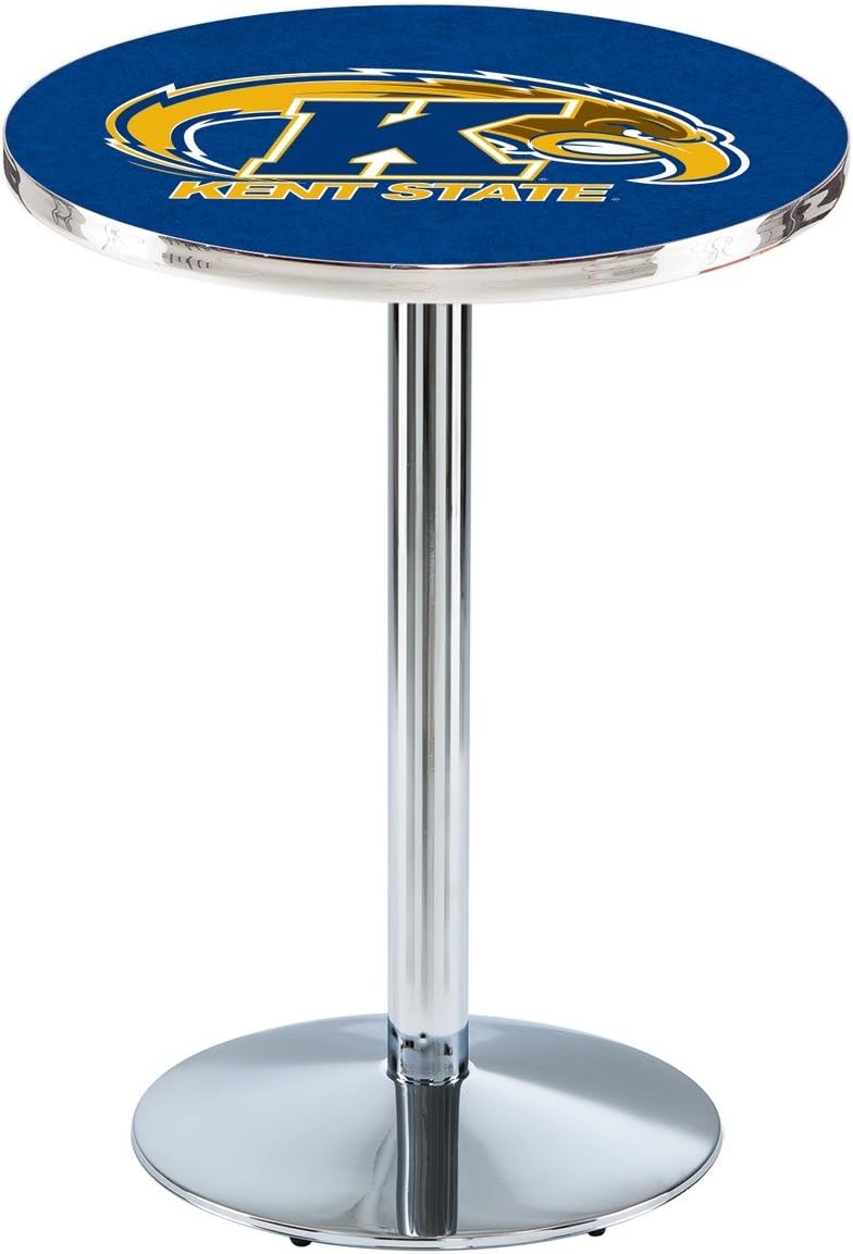 Holland Bar Stool Co. L214-42" Chrome Kent State Pub Table