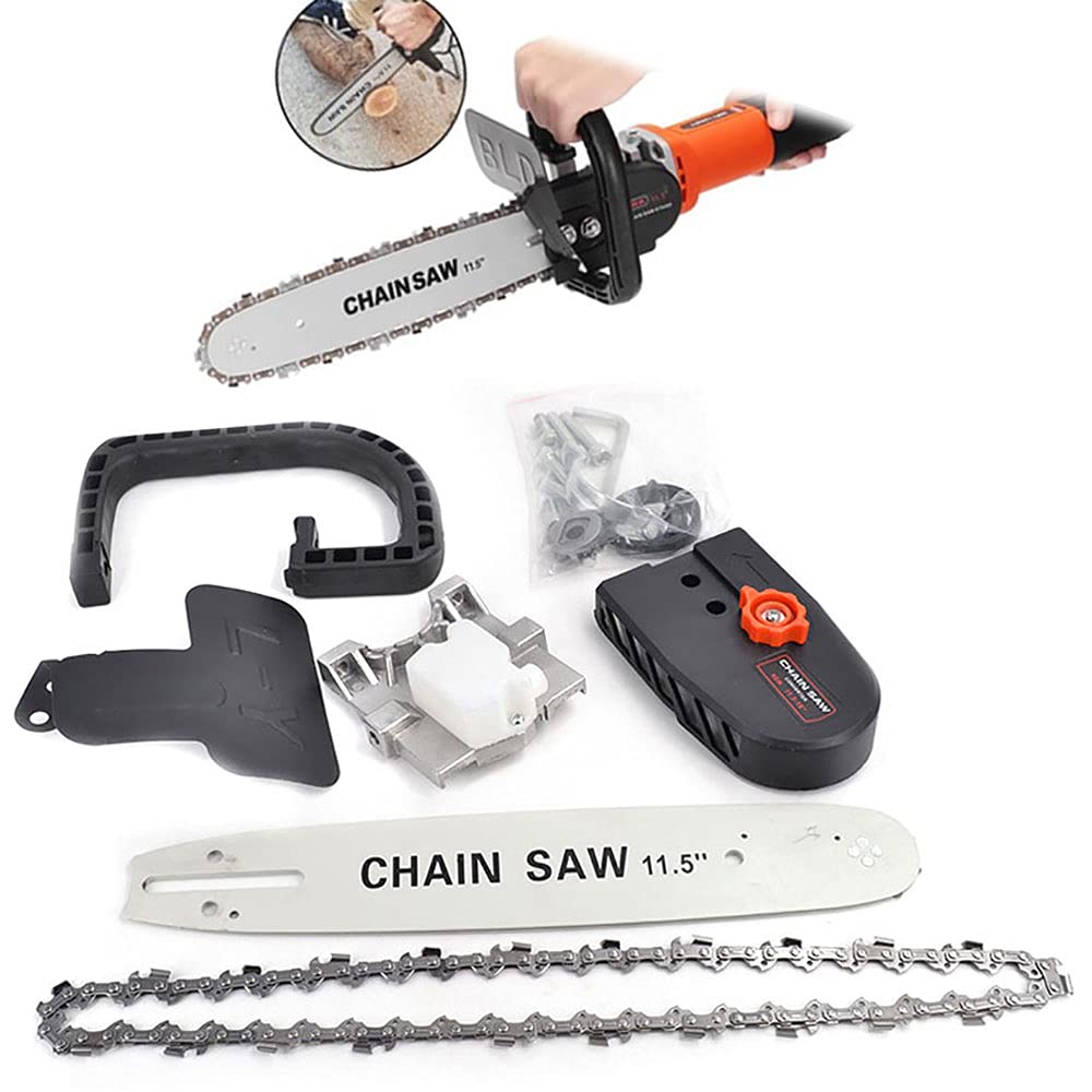 11.5 Inch Chainsaw Bracket Changed | 100mm | 125mm | 150mm Angle Grinder Into Chain Saw attachment adapter (Size- 11.5 Inches, Material- Plastic/Steel, color-Multi) (B094R5Z8LX) Amazon Price History, Amazon Price Tracker