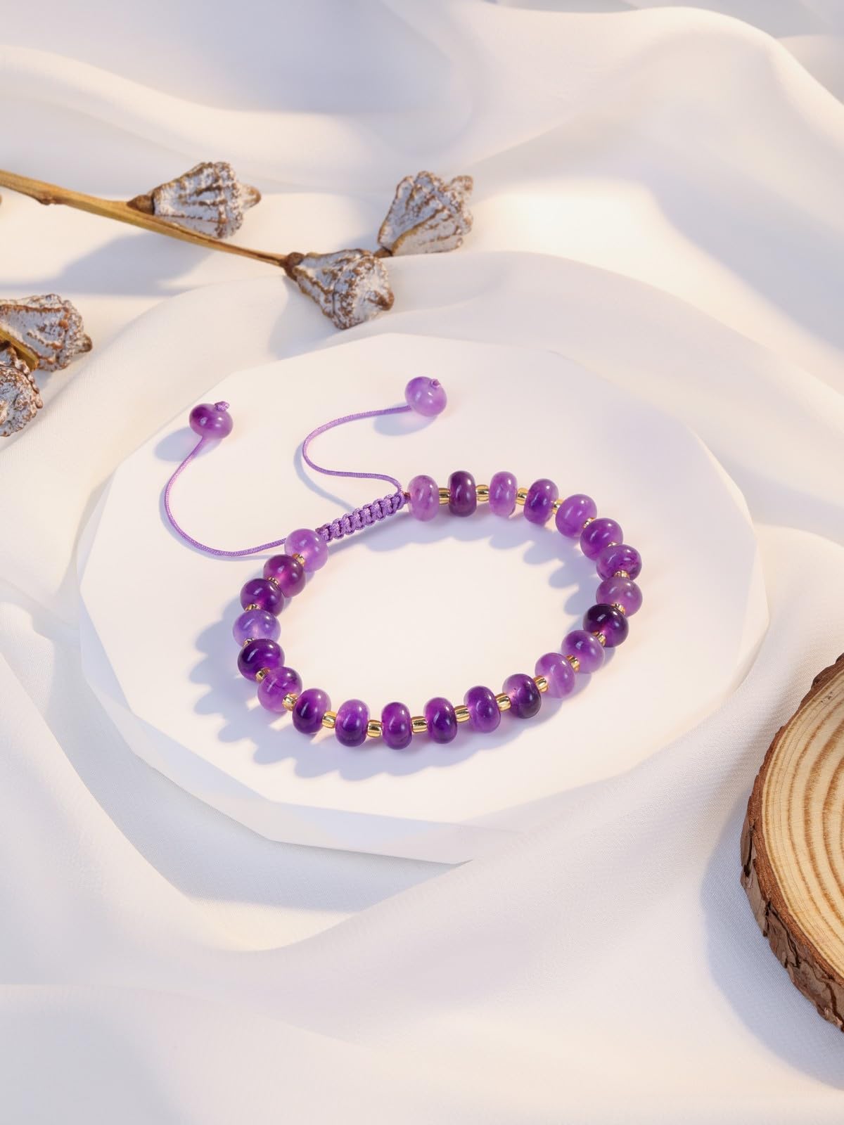 MOCHAMIK Pulsera de Cristal curativo de Chakras para Mujer, Pulsera de Cuentas de Piedras Preciosas Naturales de 7 Chakras, joyería Espiritual, Regalos para Mujeres, su Aniversario de cumpleaños