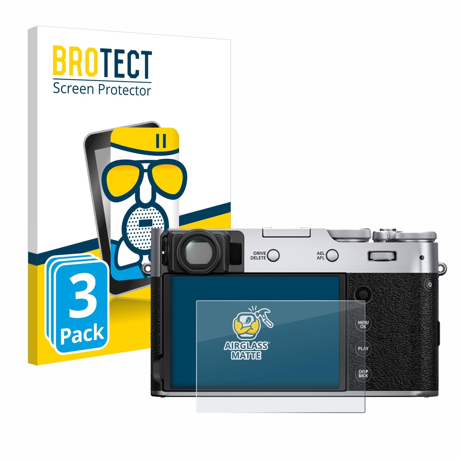 Anti-Riflesso Vetro Pellicola Protezione per Fujifilm X-T5 Proteggi