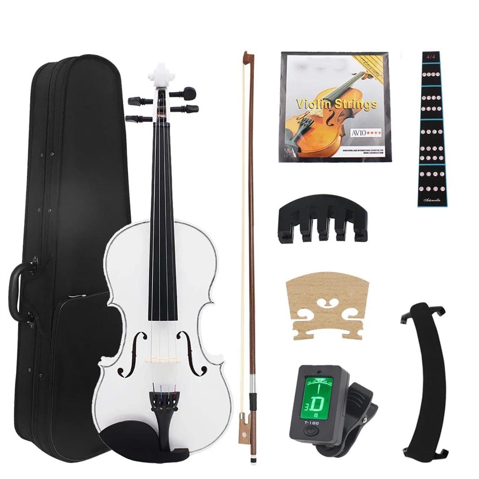 Violine Streichinstrumente Violine Für Üben(White Set)