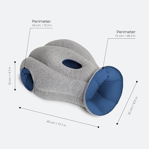 Miniatura 4 de Ostrichpillow Original - Almohada de viaje y almohada para siesta eléctrica, relleno de microperlas de alta gama, diseño patentado único, uso