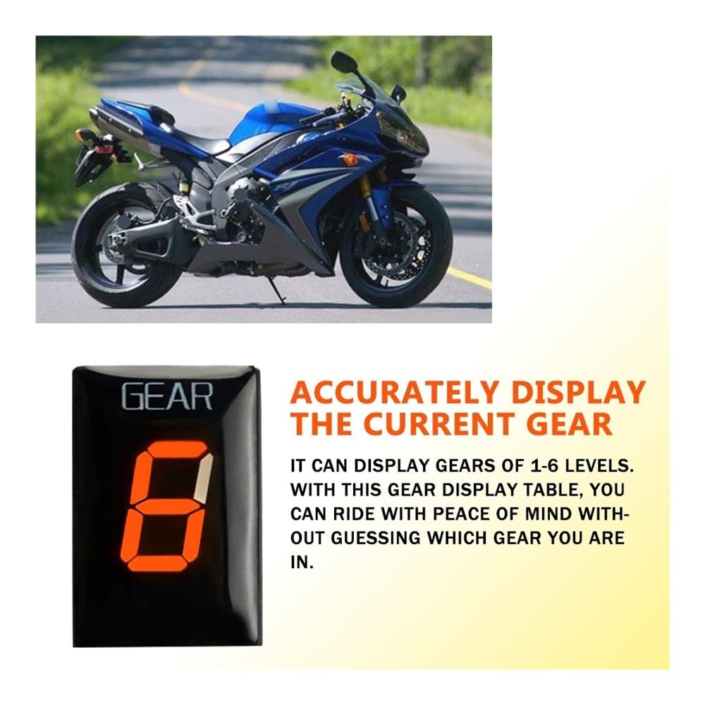Indicador Marchas Motocicleta Indicador De Marcha Motocicleta para YZF R1 R6 FZ8 MT03 MT-01 FZS600 XJR400 FZ400 FZ6 XV1900A YS250 XV1600A XJ6