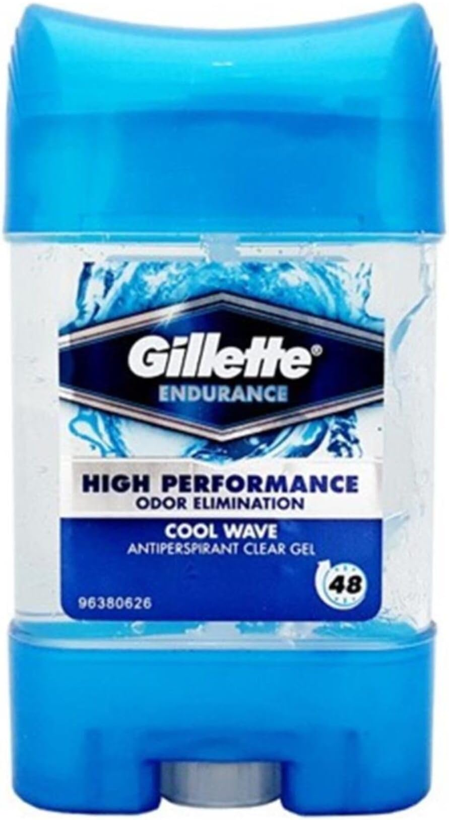 Antiperspirant and Deodorant for Men, 72hr Instant Sweat & Odor Protection, Long Lasting Freshness & Protection, Anti-White Mark Technology, Clear Gel, Cool Wave Scent, 3.8 oz