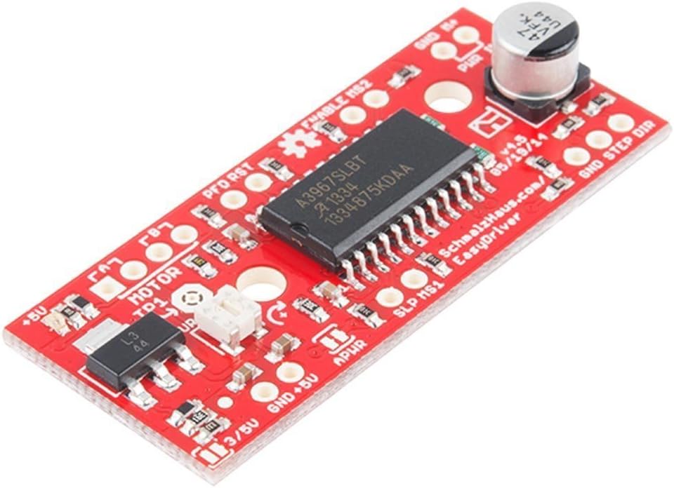 Easy Stepper Motor driver based on A3967 for Arduno, Raspberry Pi, AVR, PIC etc