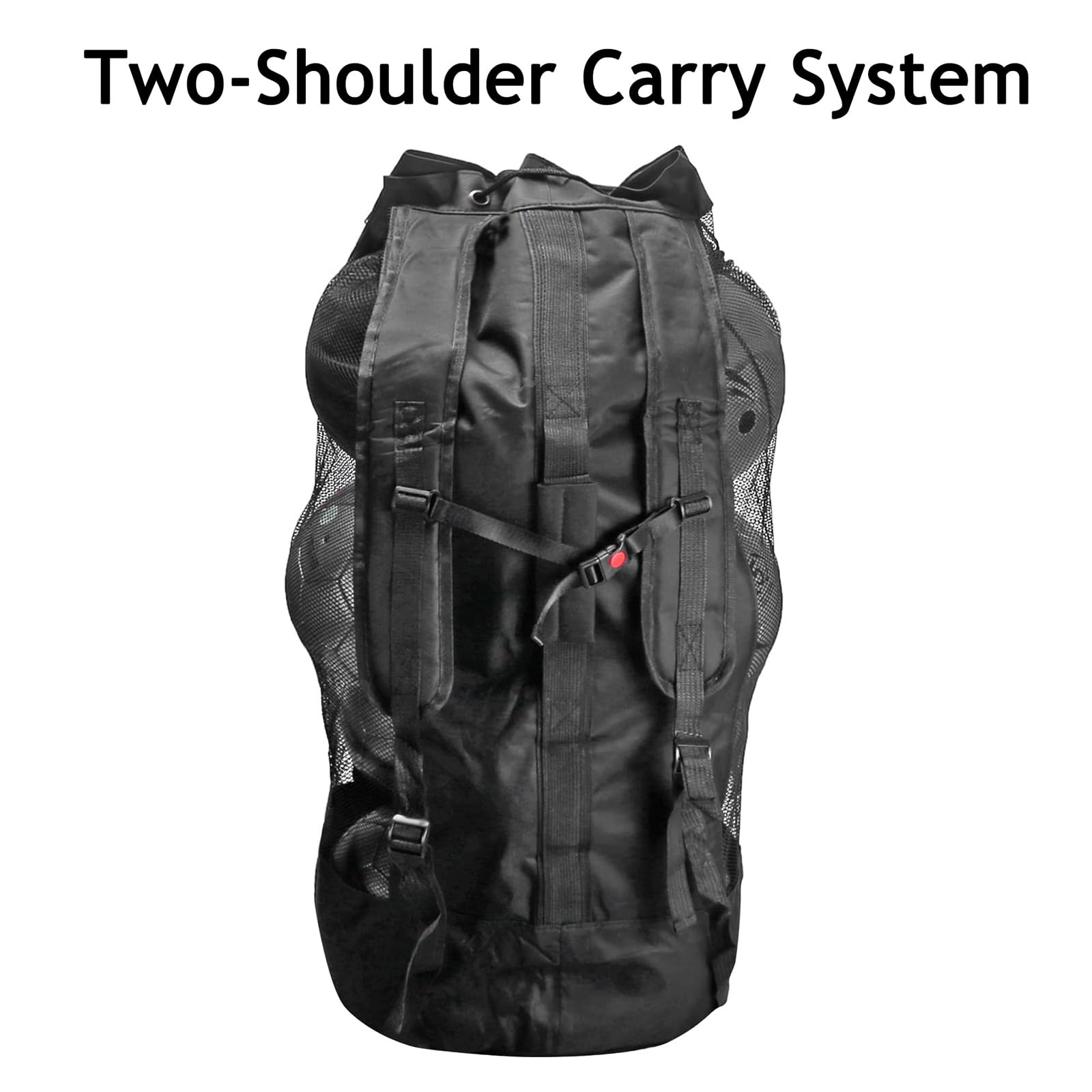 Mochila de almacenamiento de baloncesto, malla resistente, mochila deportiva de gran capacidad, bolsa de baloncesto con correa para el hombro